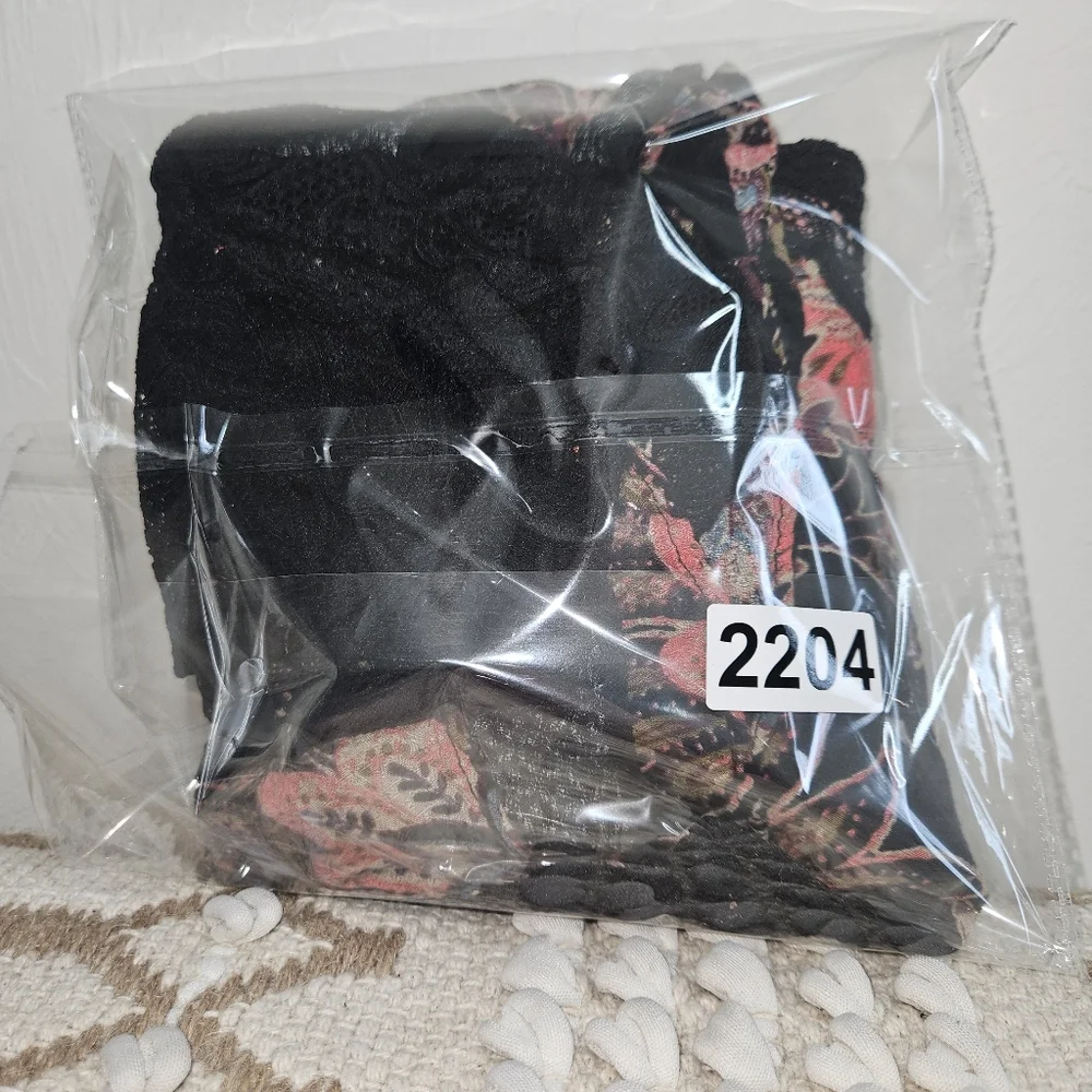 Intimately Free People Dress Womens Size Medium Marsha Lace Printed Fairygoth - Picture 12 of 12